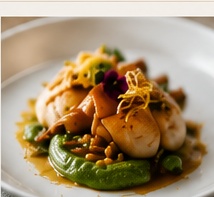 Scallop dish