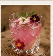Garden inspired cocktail